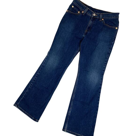 Levi's 517 Vintage Boot Cut Jeans Womens 7S 30X30 Blue Juniors Western Cowgirl - Picture 4 of 13